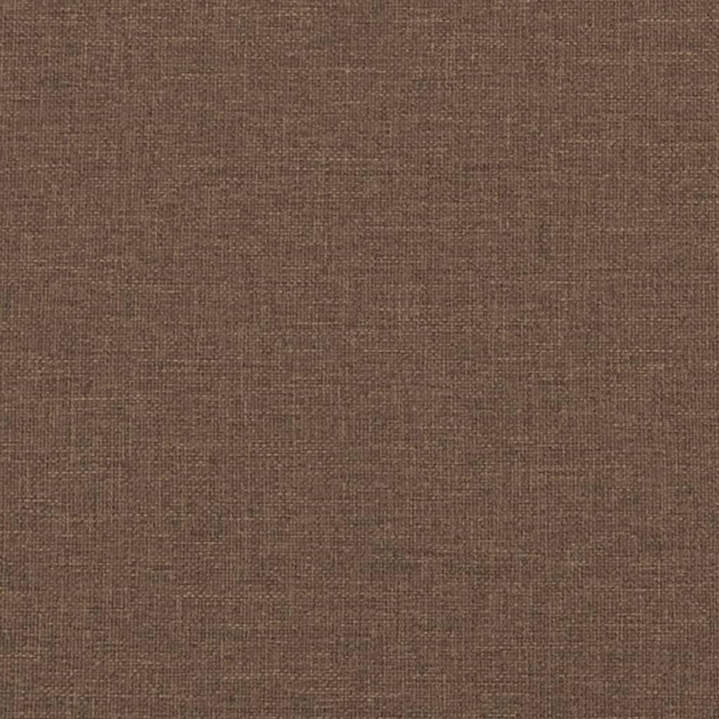 Reclining office chair, brown, fabric
