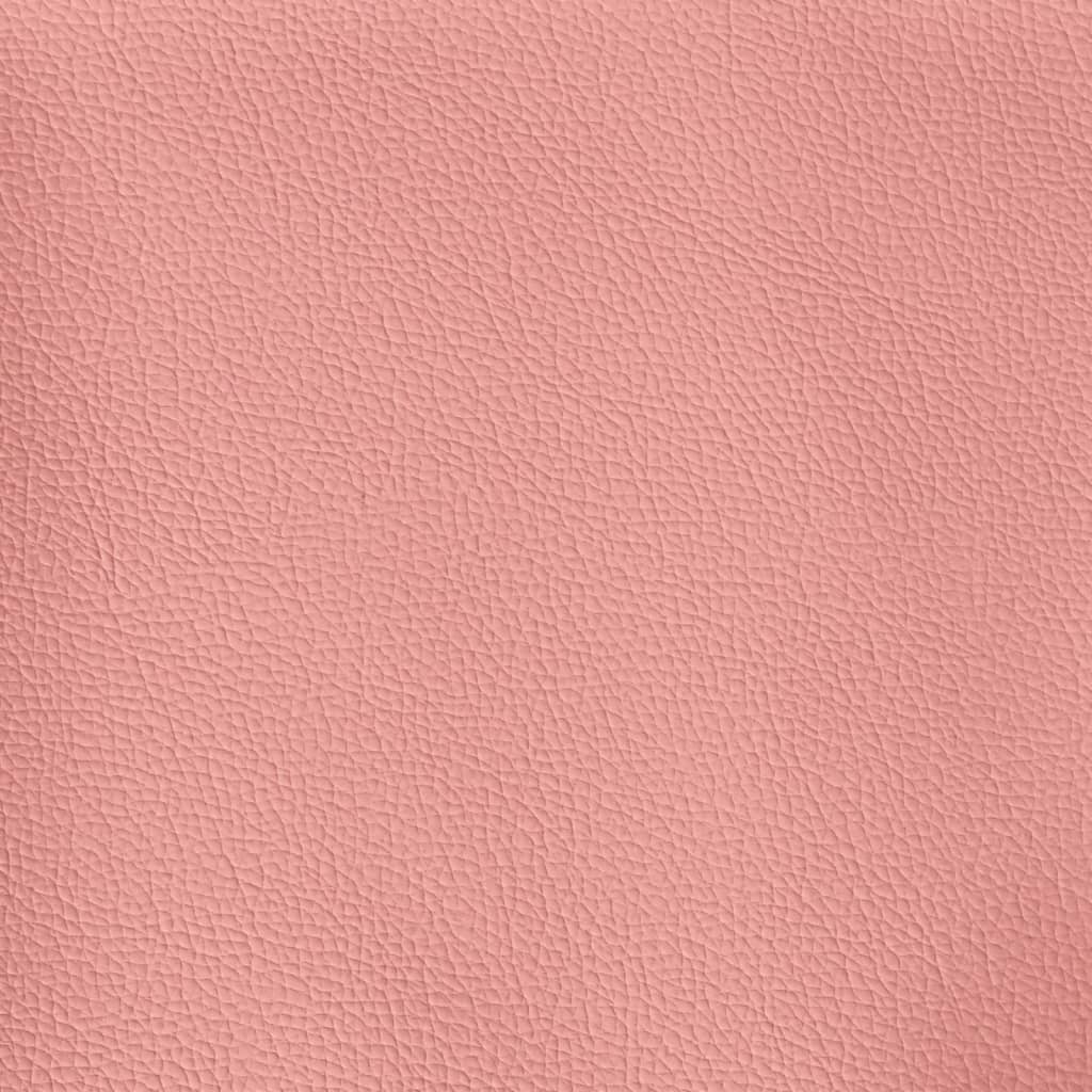 Reclining office chair, pink, artificial leather