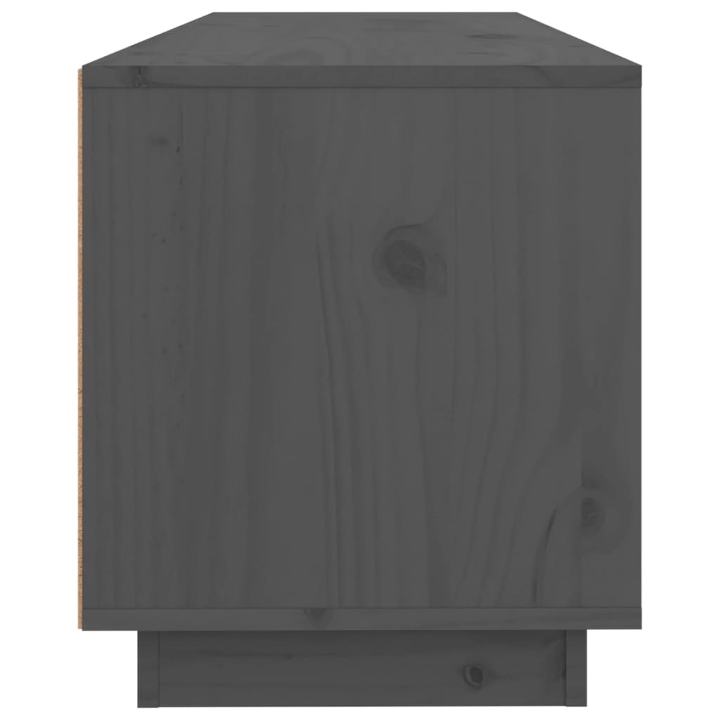 TV skapis, pelēks, 100x34x40cm, priedes masīvkoks