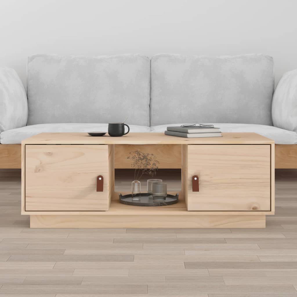 Kafijas galdiņš, 100x50x35cm, masīva priedes koksne