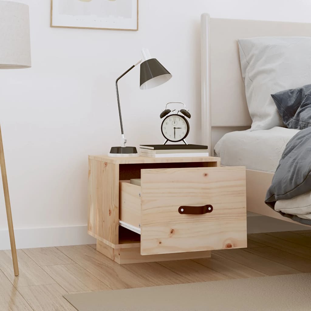 Nightstand, 40x34x35cm, solid pine wood
