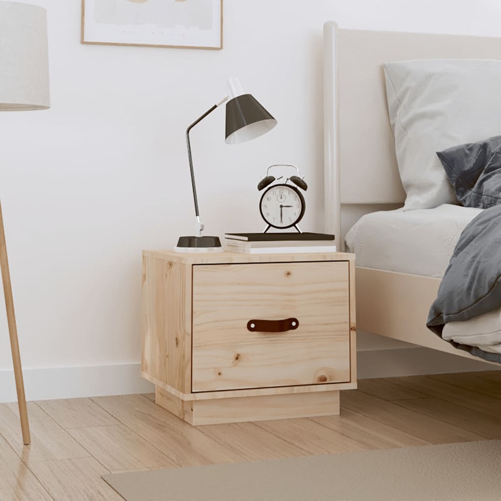 Nightstand, 40x34x35cm, solid pine wood