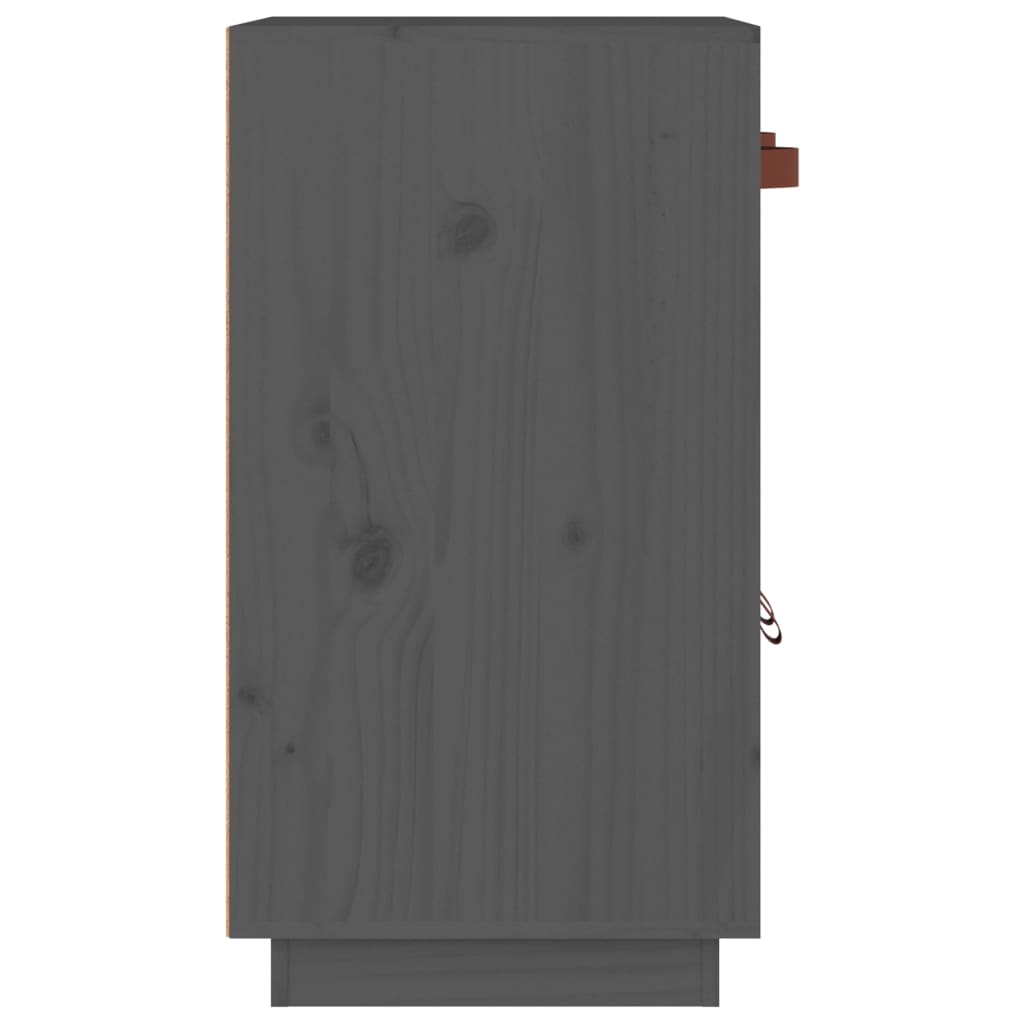 Sideboard, grey, 65.5x40x75cm, solid pine