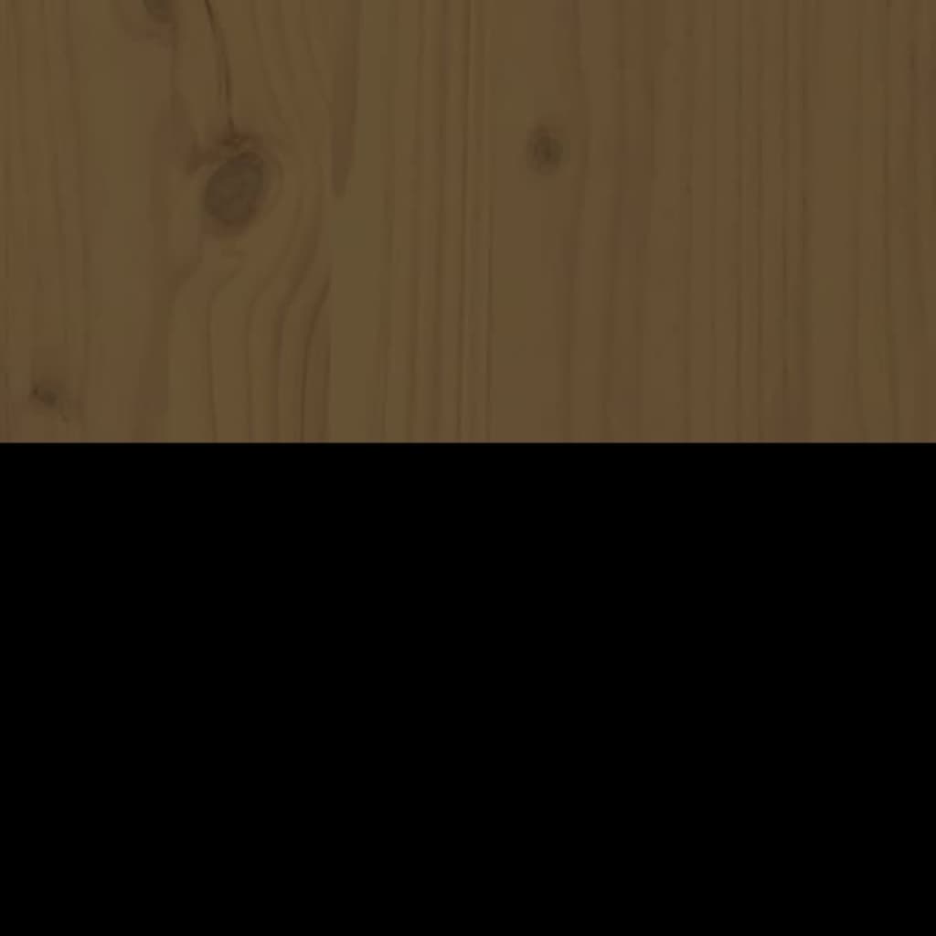 Kumodes, medus brūnas, 100x40x75cm, priedes masīvkoks