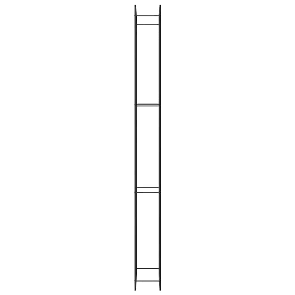 Malku statīvs, matēti melns, 110x28x312cm, tērauds