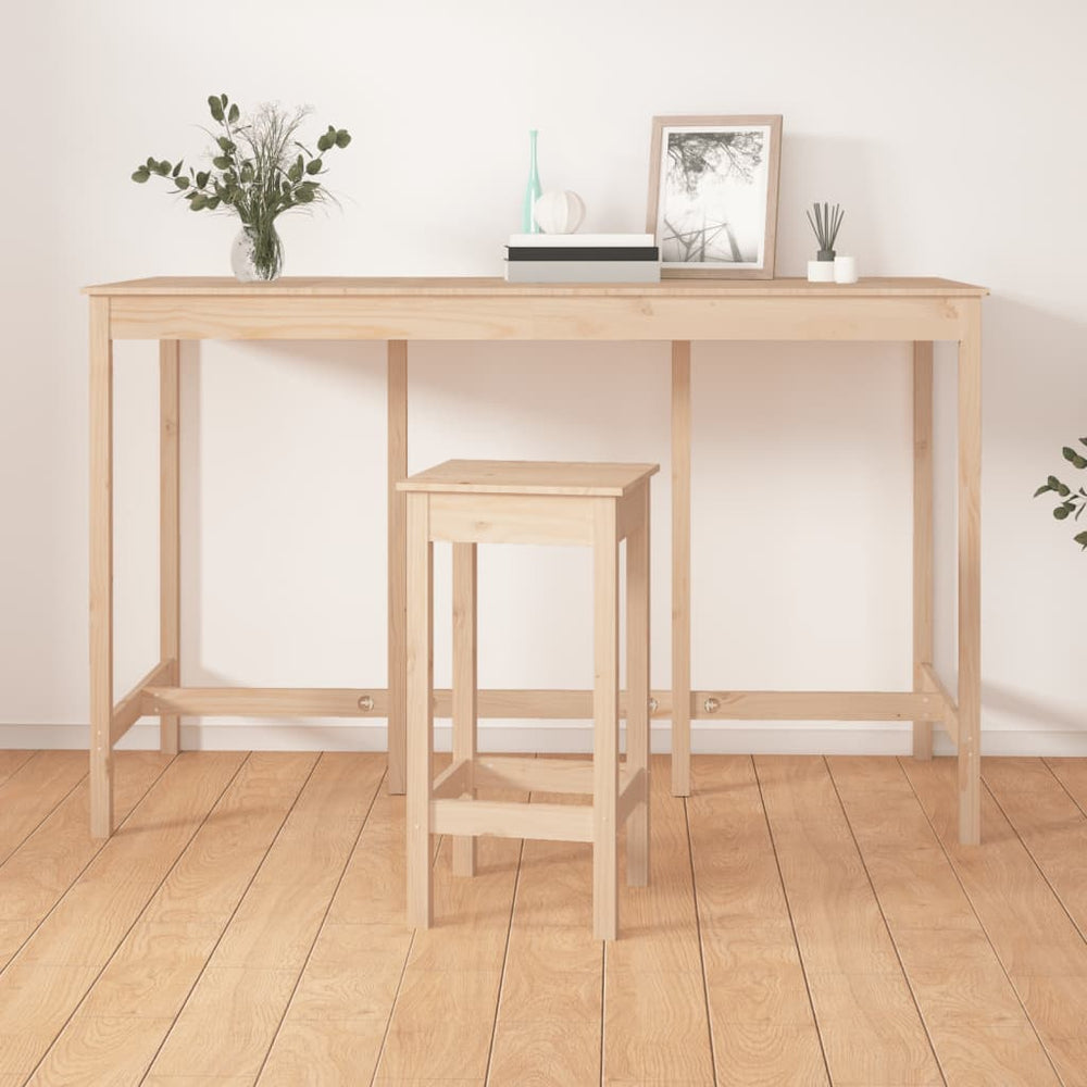 Bar table, 180x80x110cm, solid pine