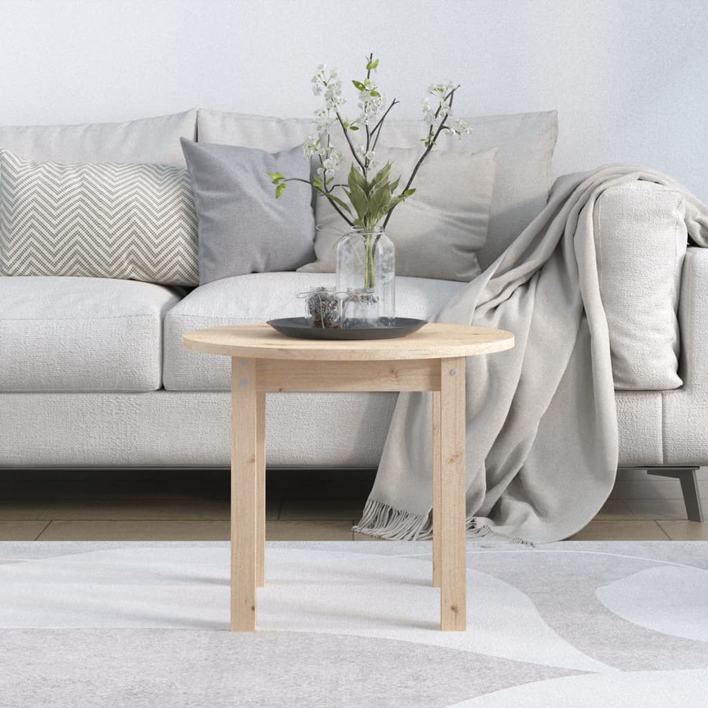 Coffee table, 55x45cm, solid pine wood