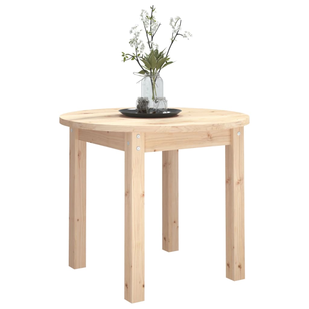 Coffee table, 55x45cm, solid pine wood
