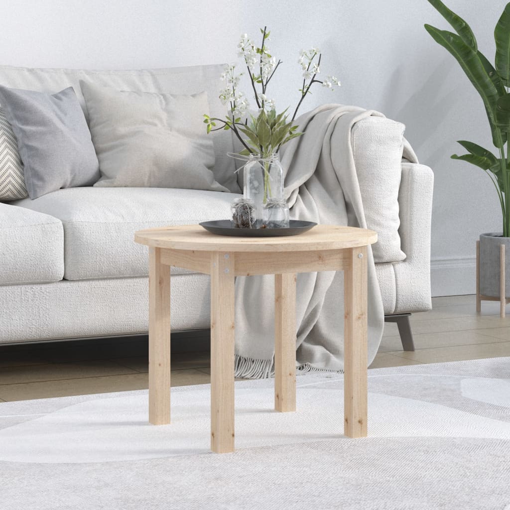 Coffee table, 55x45cm, solid pine wood