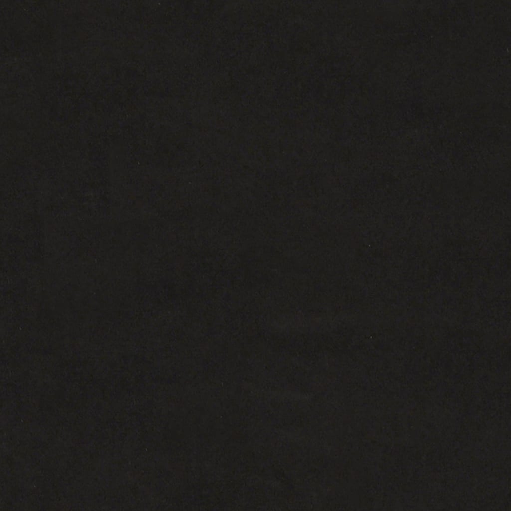 Sols, melns, 110x40x70cm, samts