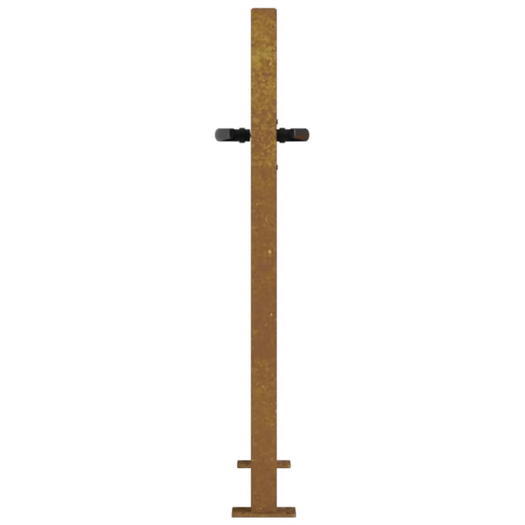 Sodo vartai, 100x75 cm, Corten plienas