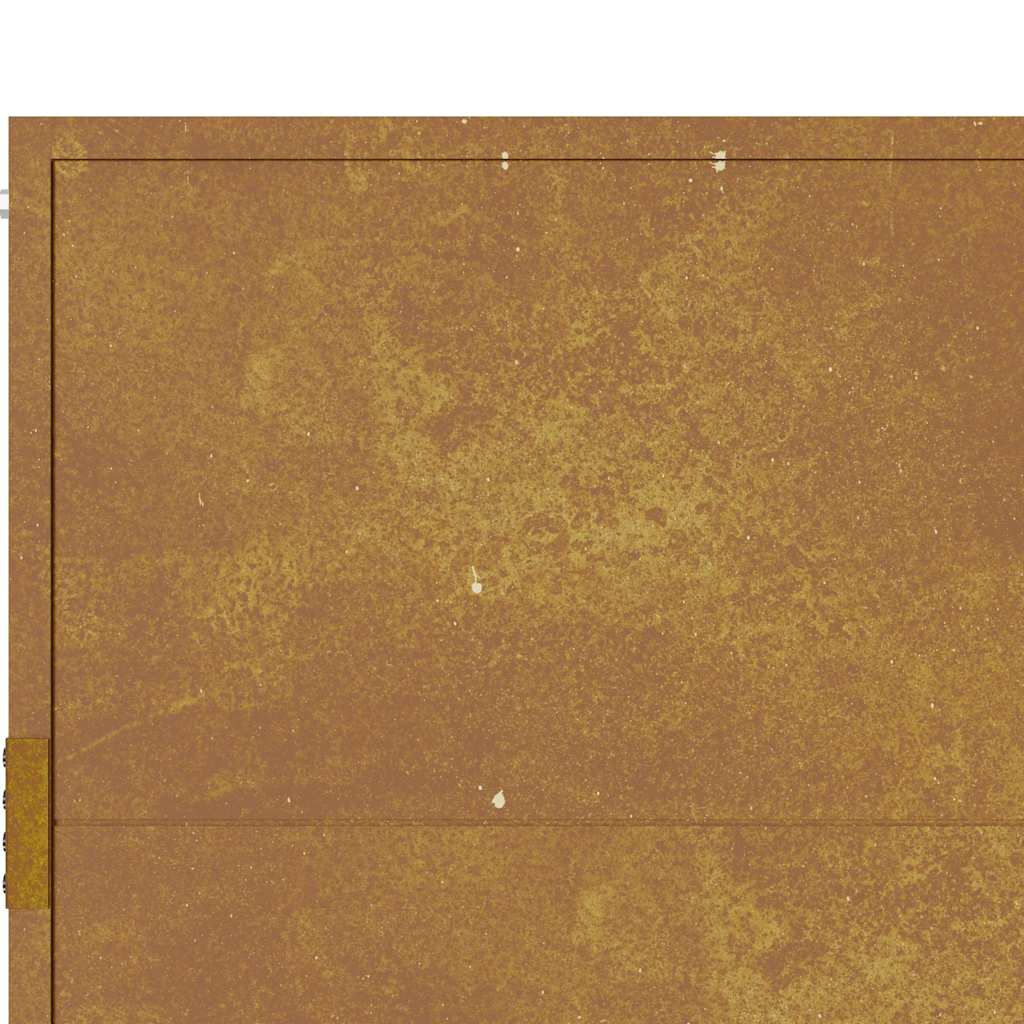 Sodo vartai, 100x75 cm, Corten plienas