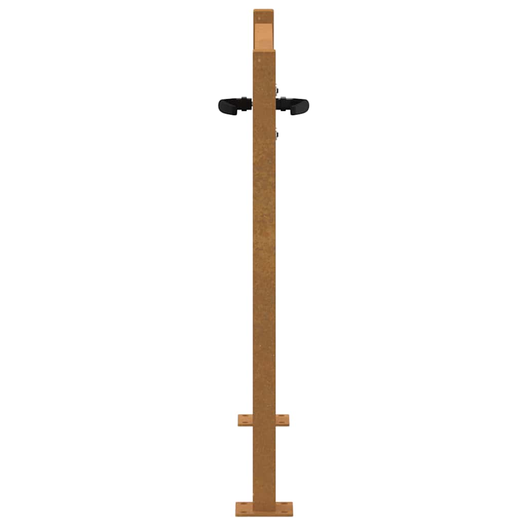 Sodo vartai, 100x100 cm, Corten plienas