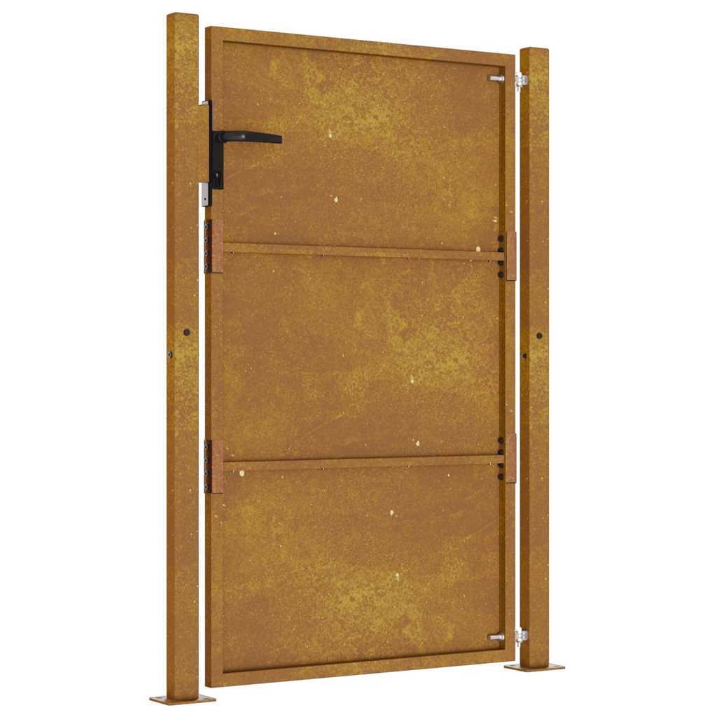 Sodo vartai, 100x125 cm, Corten plienas