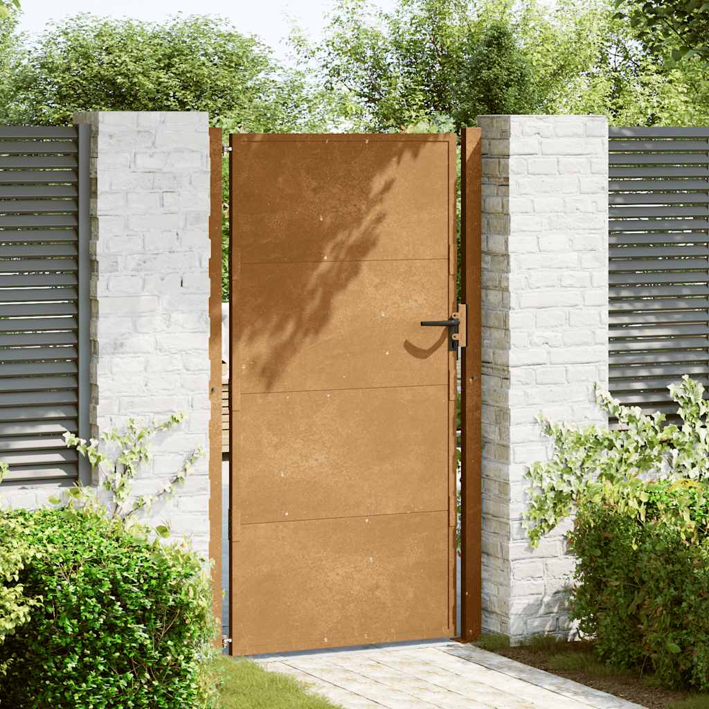 Sodo vartai, 100x175 cm, Corten plienas