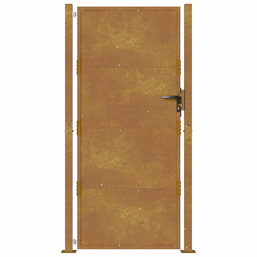 Sodo vartai, 100x175 cm, Corten plienas