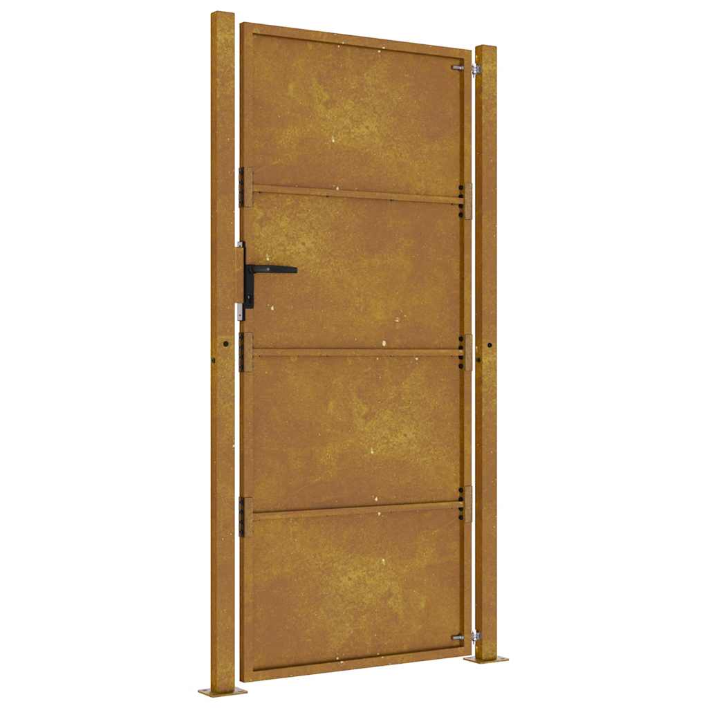 Sodo vartai, 100x175 cm, Corten plienas