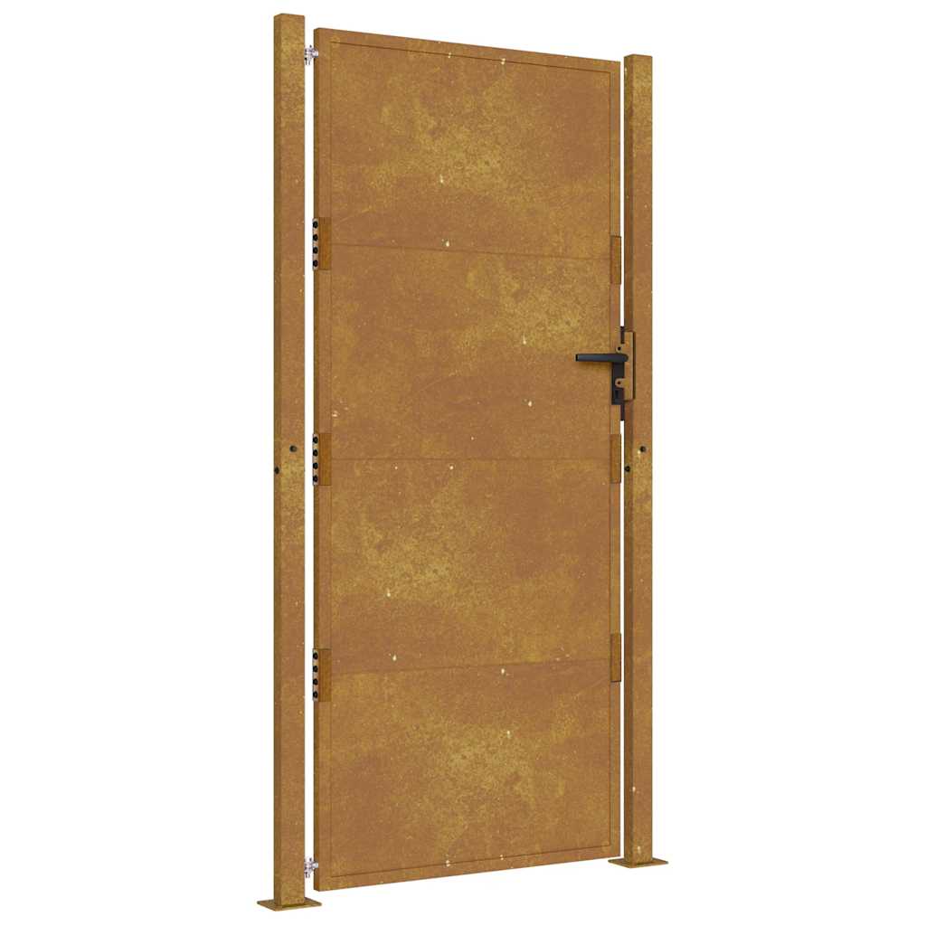 Sodo vartai, 100x200 cm, Corten plienas
