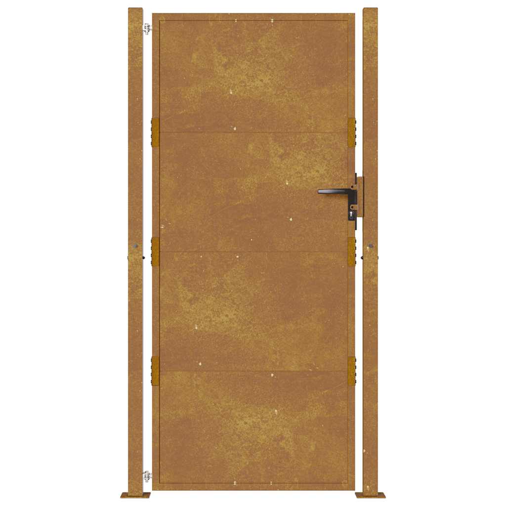 Sodo vartai, 100x200 cm, Corten plienas