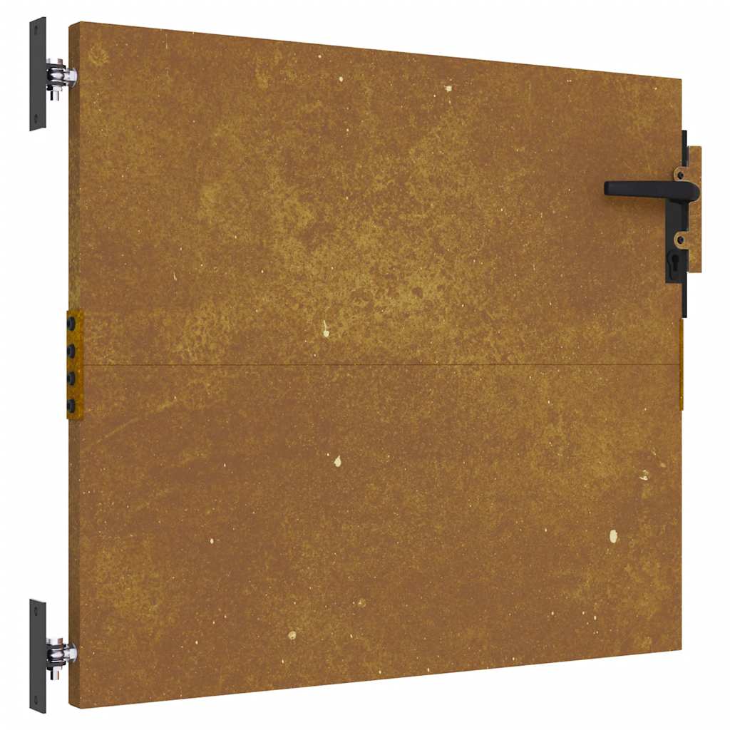 Sodo vartai, 85x75 cm, Corten plienas