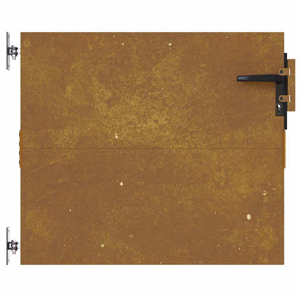 Sodo vartai, 85x75 cm, Corten plienas