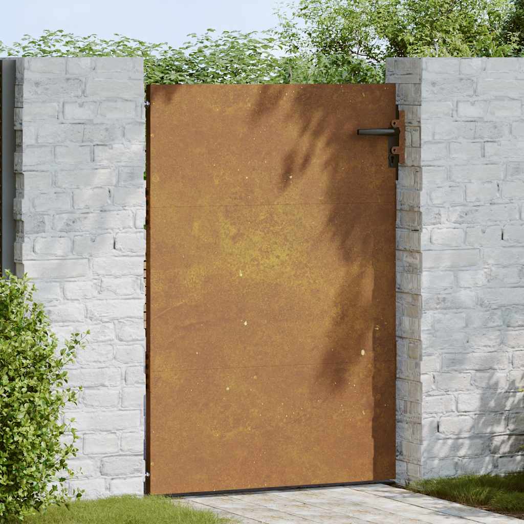 Sodo vartai, 85x125 cm, Corten plienas