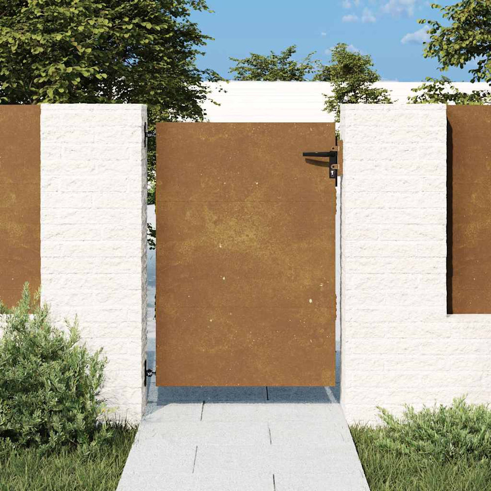 Sodo vartai, 85x125 cm, Corten plienas