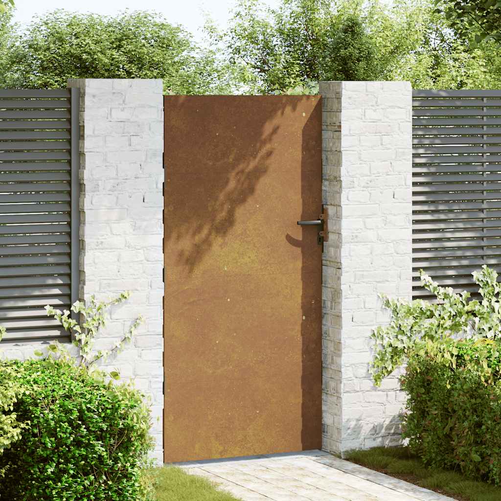 Sodo vartai, 85x200 cm, Corten plienas
