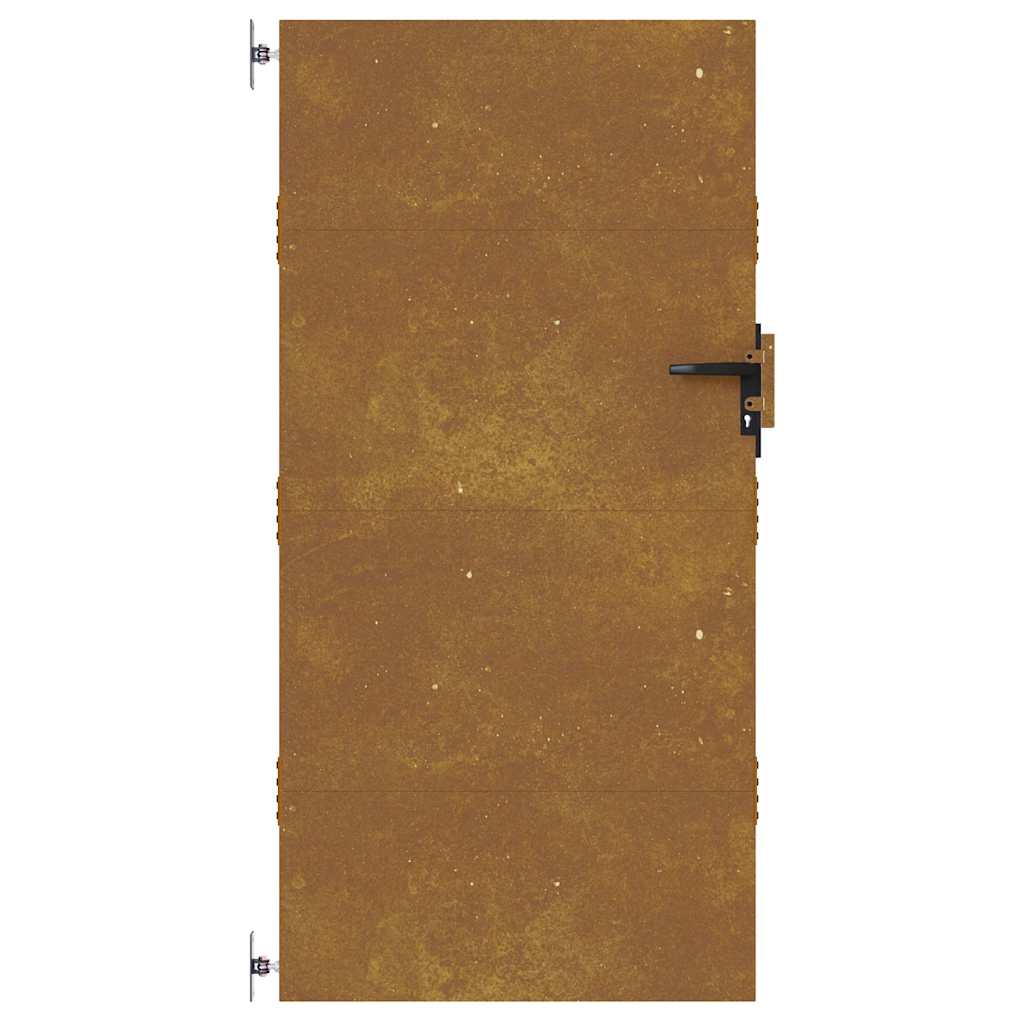 Sodo vartai, 85x200 cm, Corten plienas