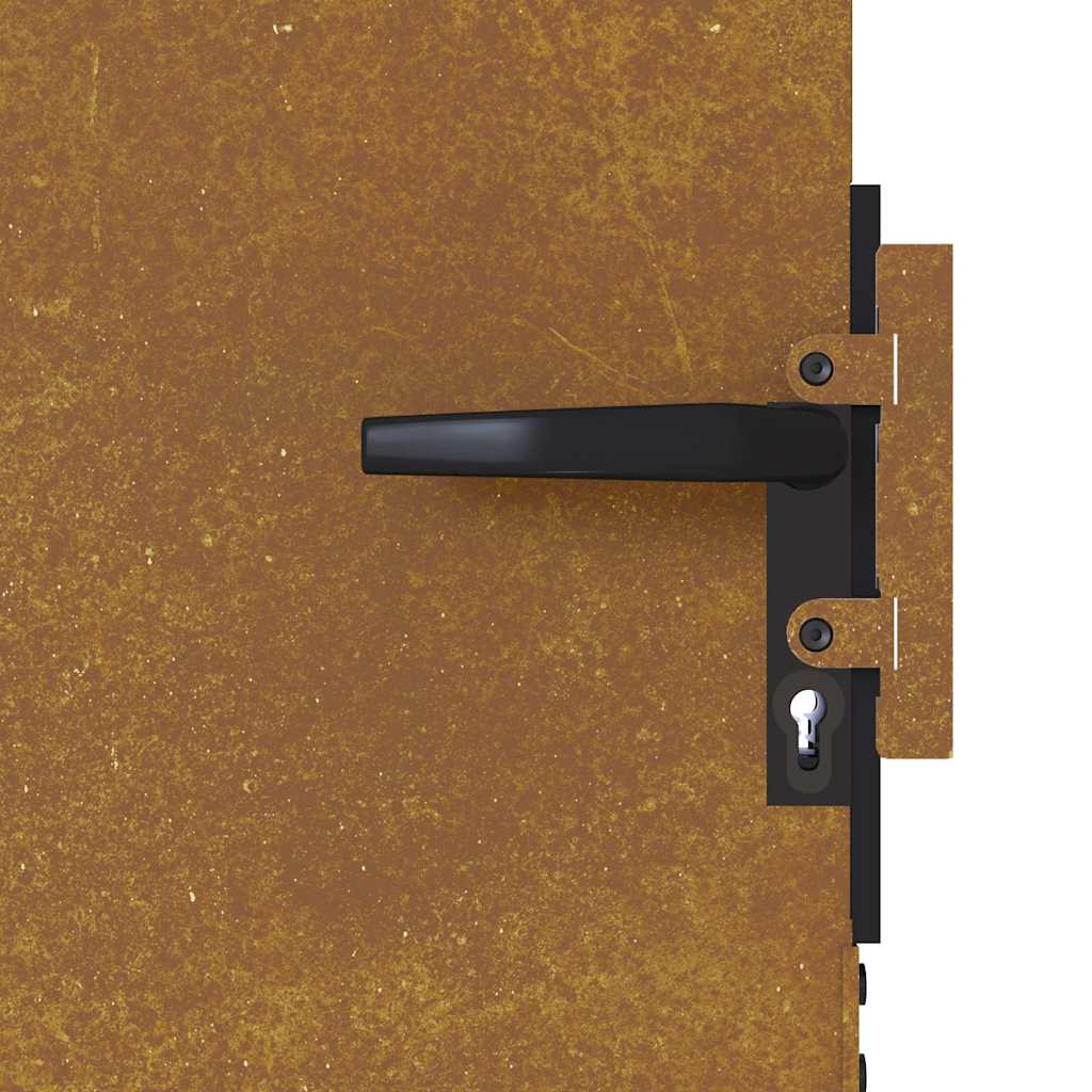 Sodo vartai, 85x200 cm, Corten plienas