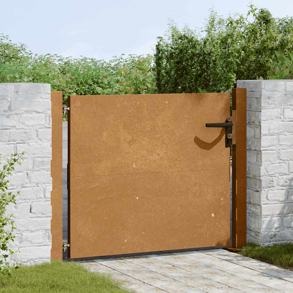 Sodo vartai, 100x75 cm, Corten plienas