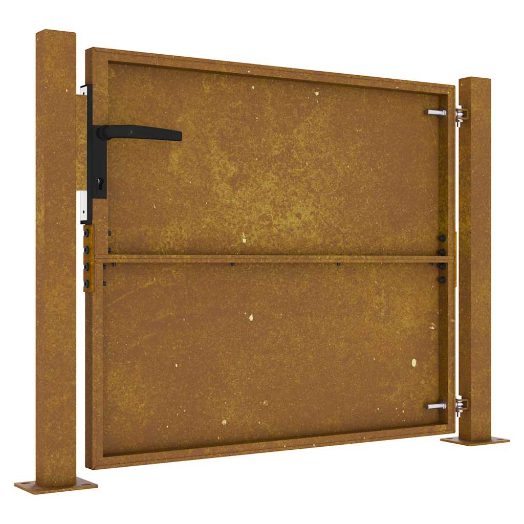 Sodo vartai, 100x75 cm, Corten plienas