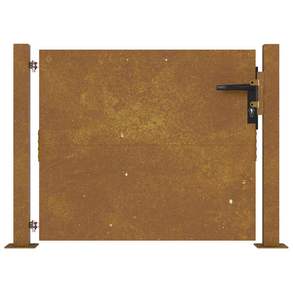 Sodo vartai, 100x100 cm, Corten plienas
