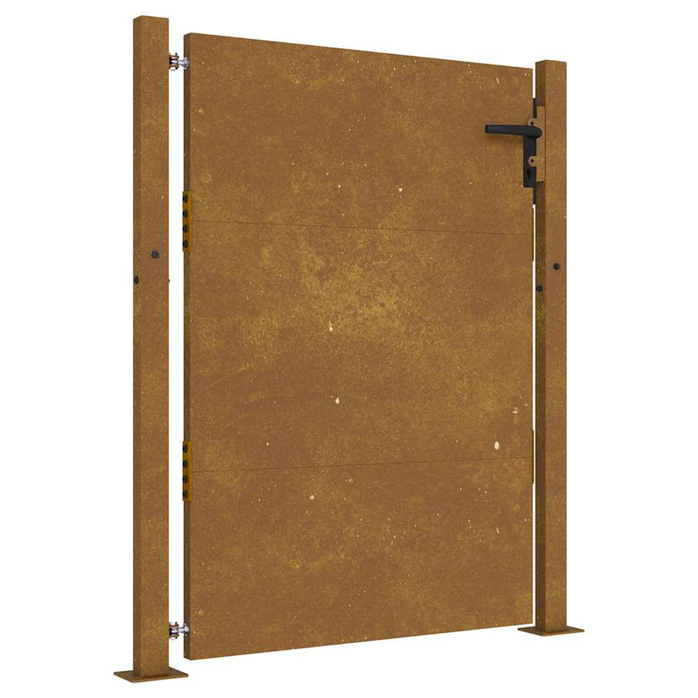 Sodo vartai, 100x125 cm, Corten plienas