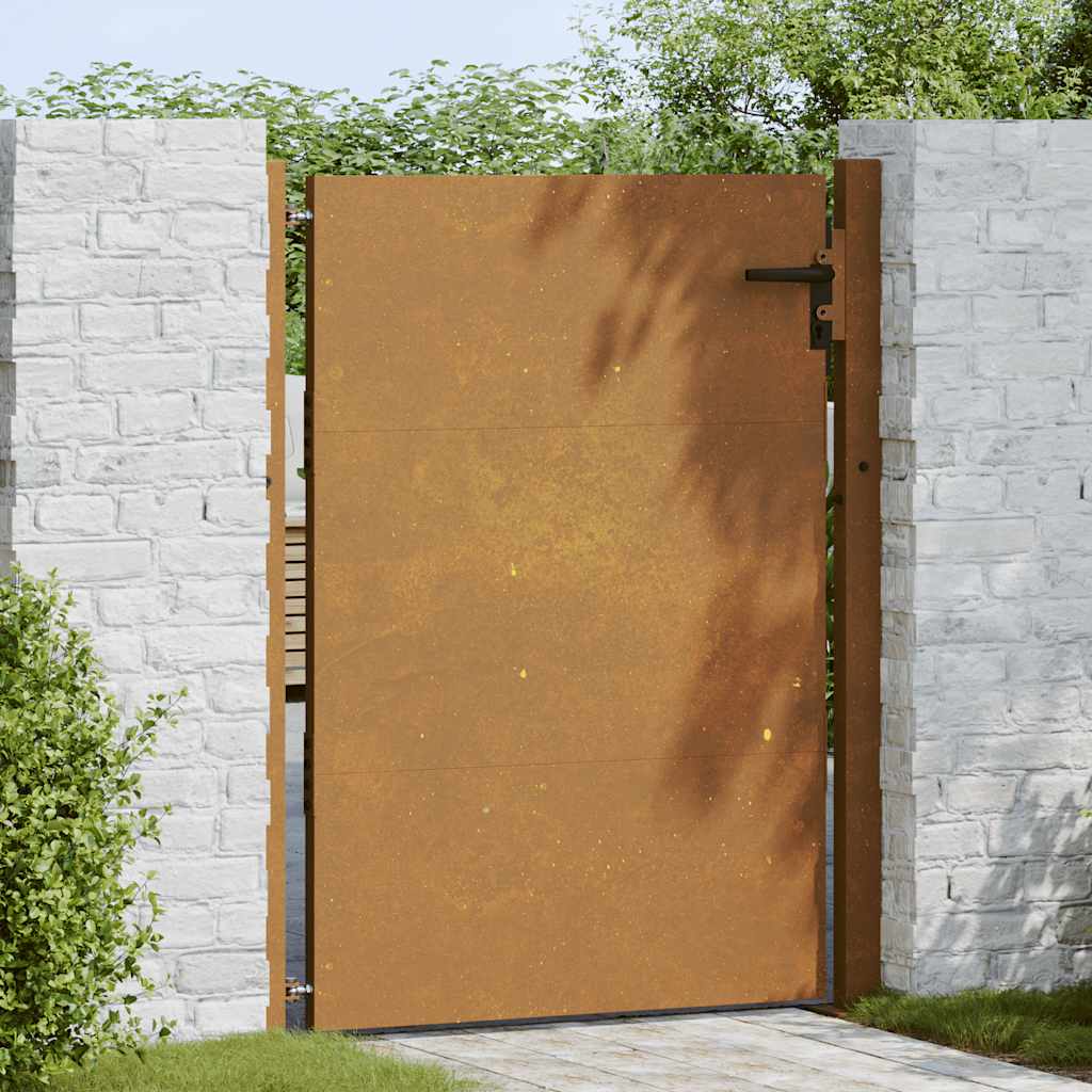 Sodo vartai, 100x150 cm, Corten plienas