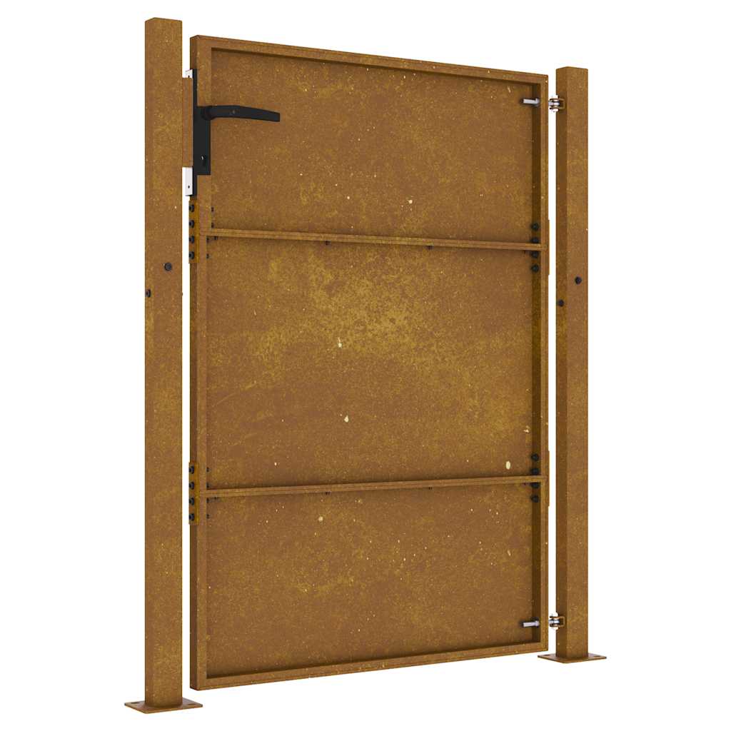 Sodo vartai, 100x150 cm, Corten plienas