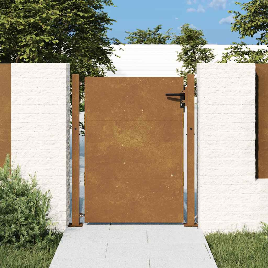 Sodo vartai, 100x150 cm, Corten plienas