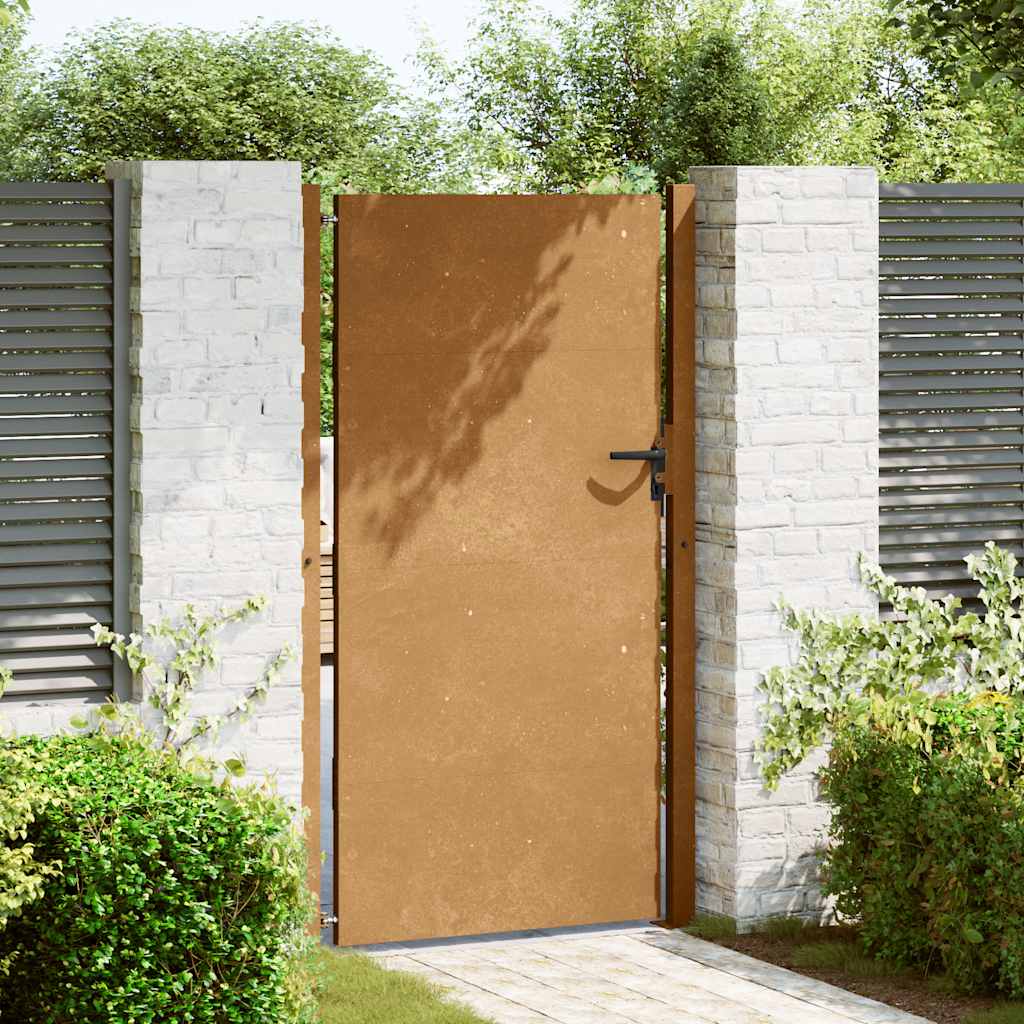 Sodo vartai, 100x175 cm, Corten plienas