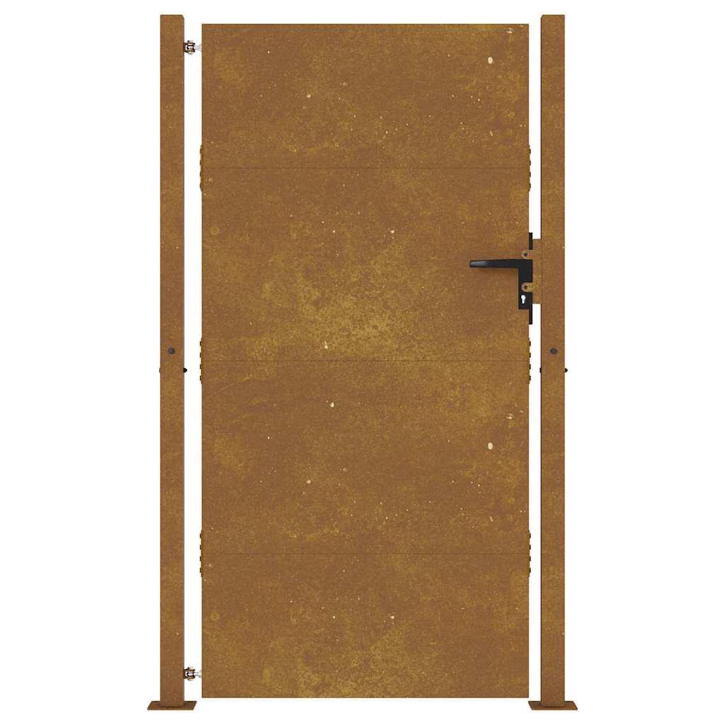 Sodo vartai, 100x175 cm, Corten plienas