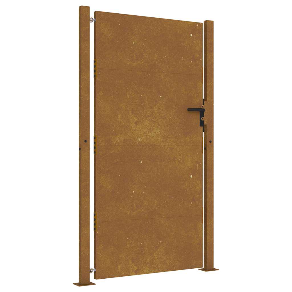 Sodo vartai, 100x200 cm, Corten plienas