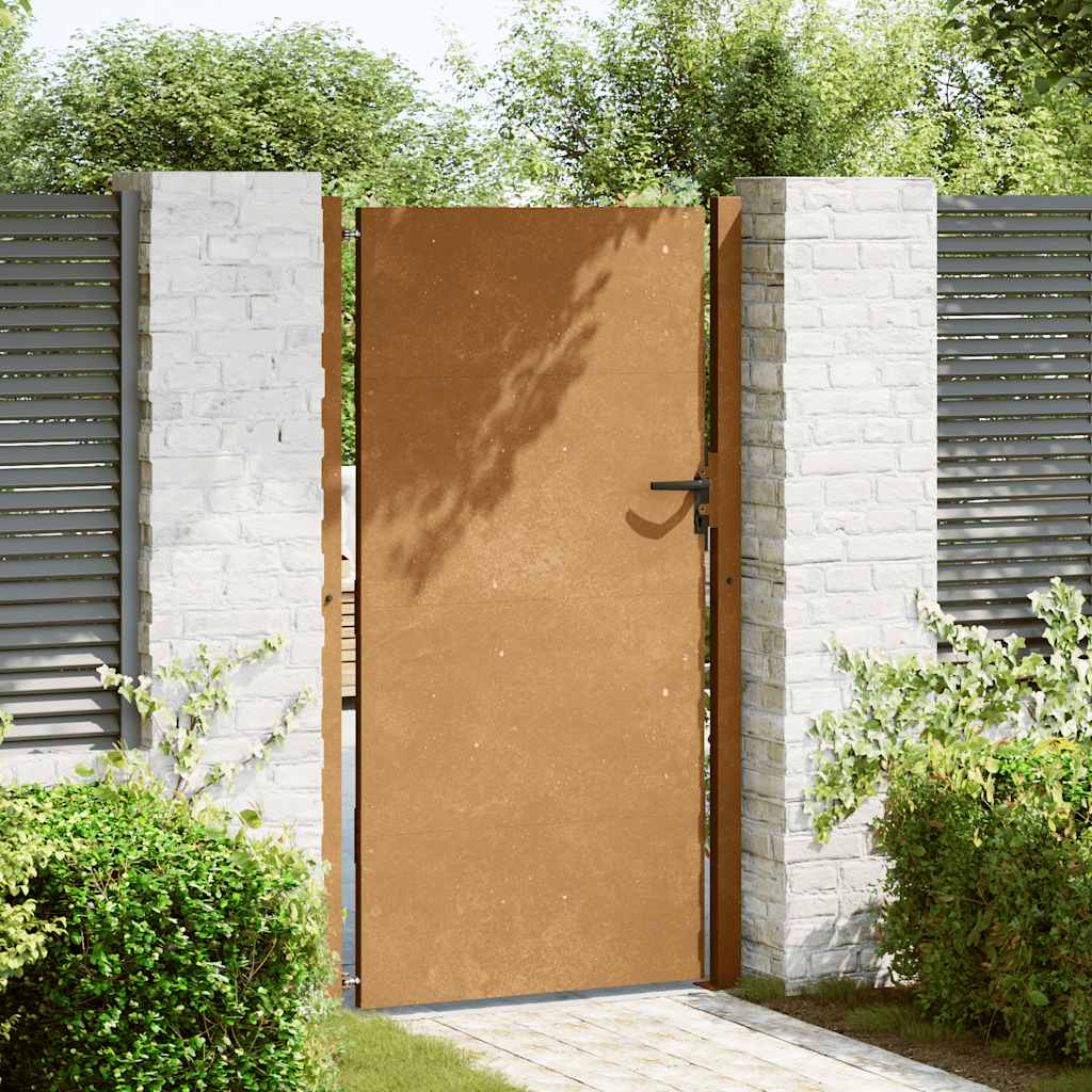 Sodo vartai, 100x200 cm, Corten plienas