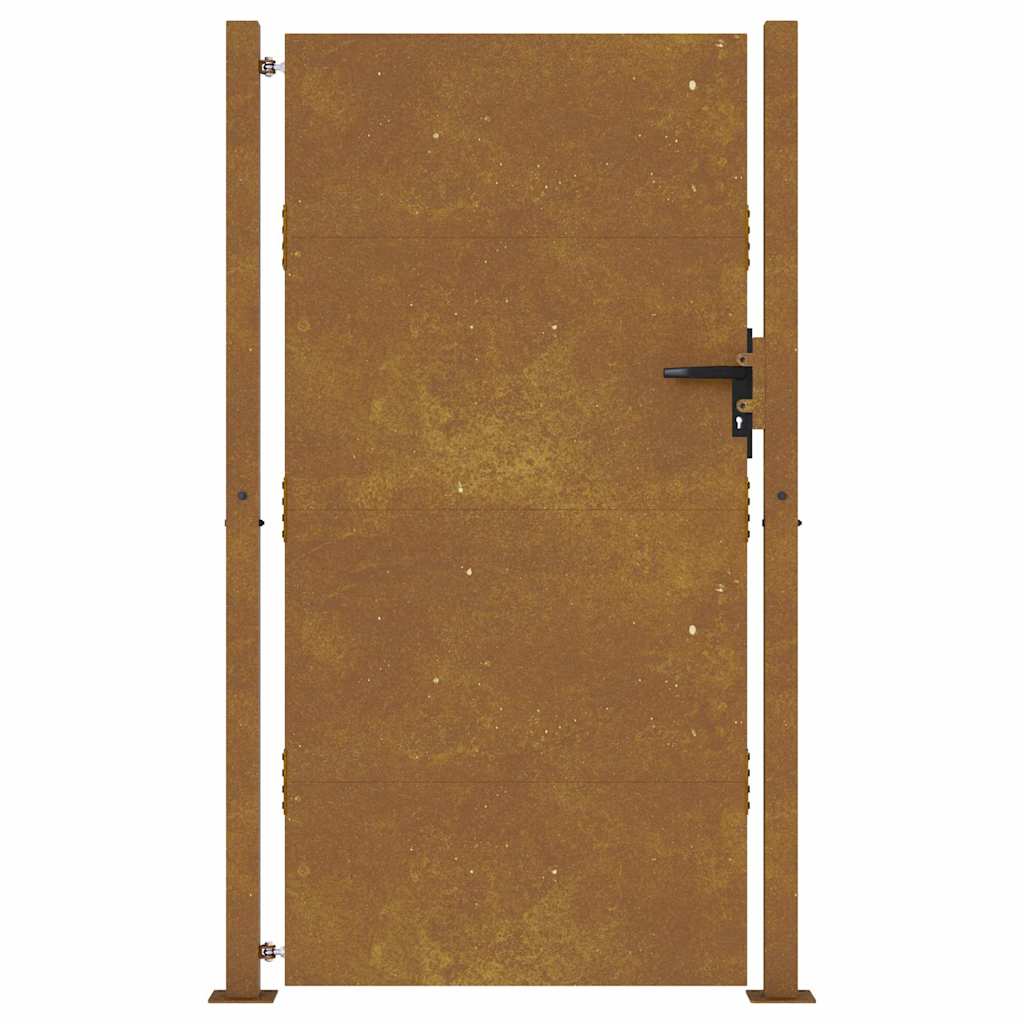 Sodo vartai, 100x200 cm, Corten plienas