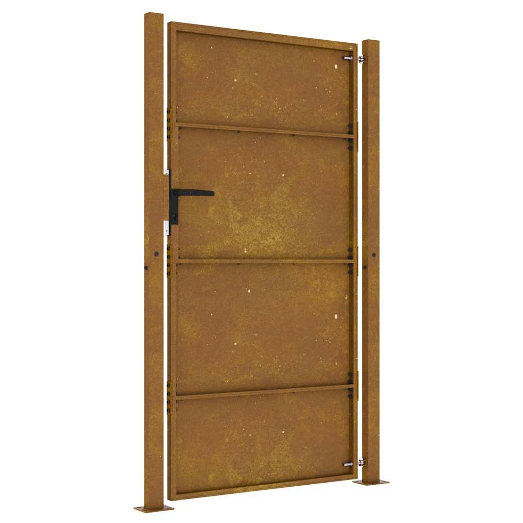 Sodo vartai, 100x200 cm, Corten plienas