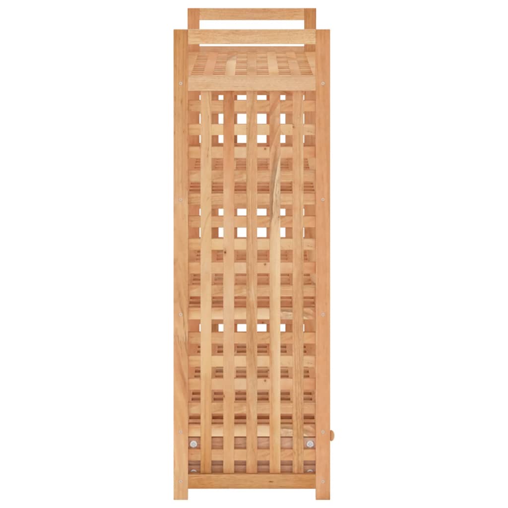 Shoe rack with drawers, 70x27x81cm, solid walnut