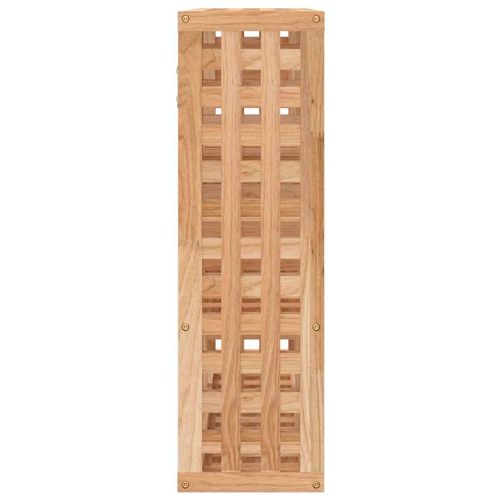 Wall shelf, 49x15x49cm, solid walnut