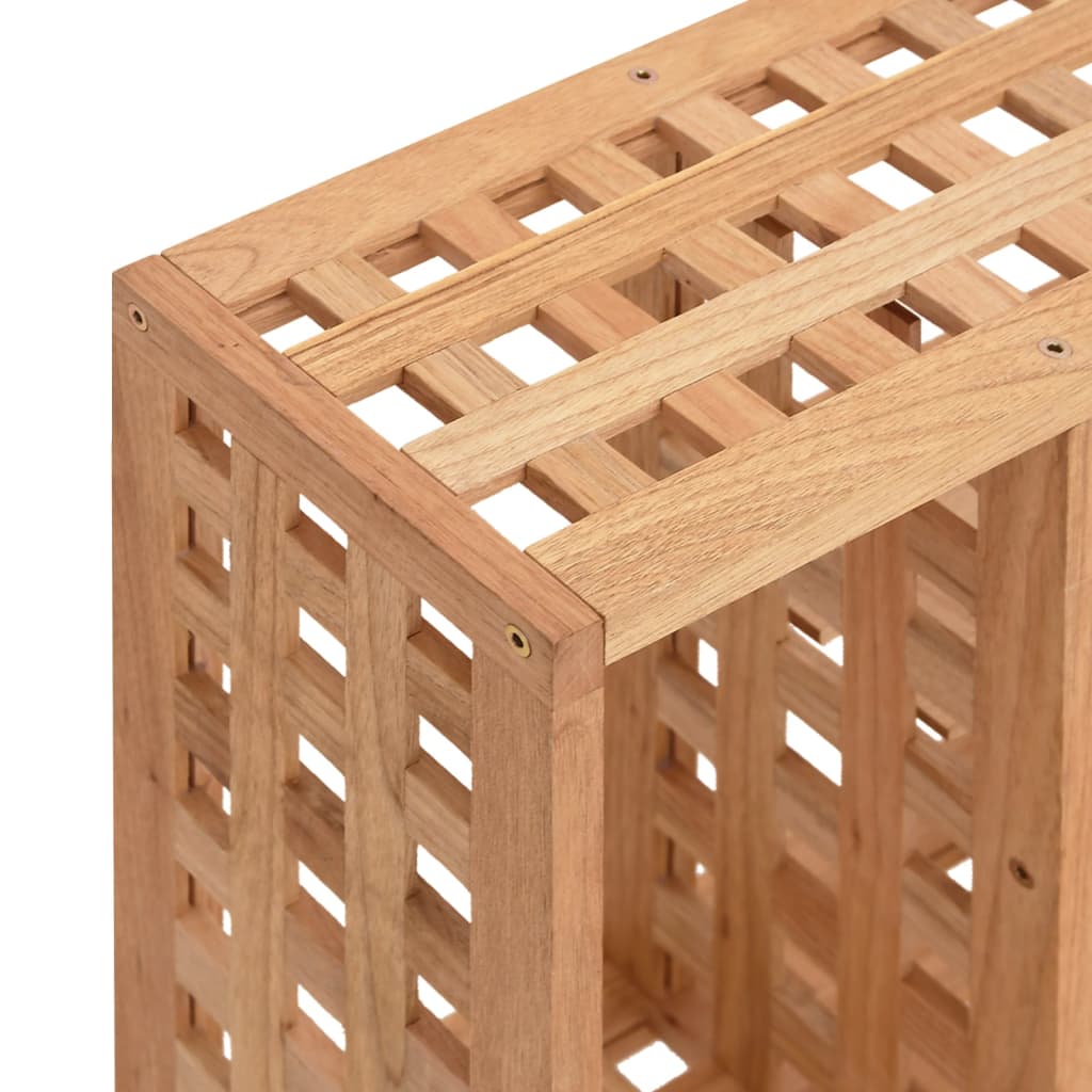 Wall shelf, 49x15x49cm, solid walnut
