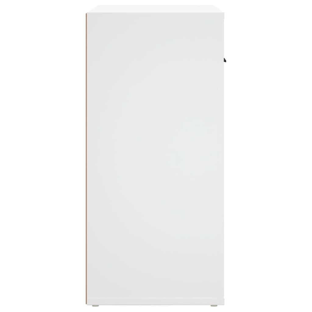 Šoninė spintelė, baltos spalvos, 80x33x70cm, apdirbta mediena