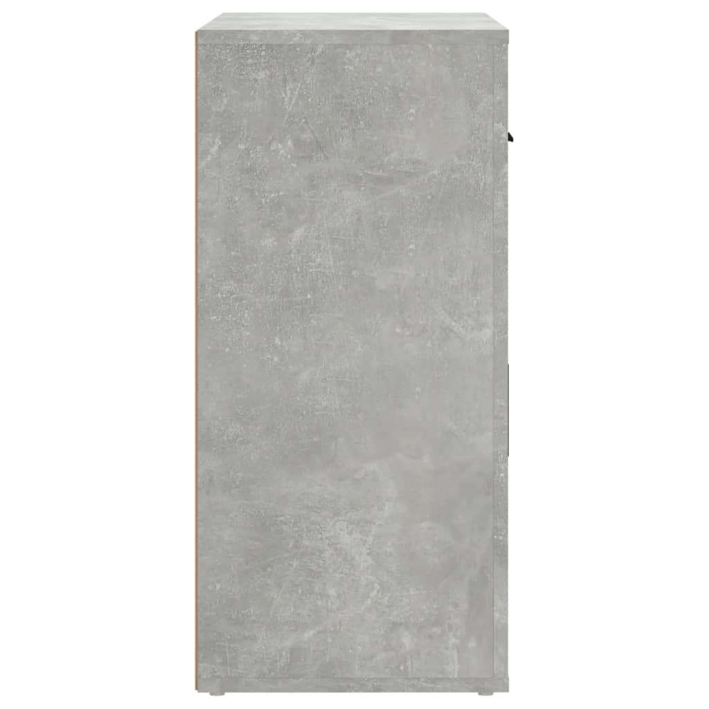 Sānu skapītis, betona pelēks, 80x33x70cm, apstrādāta koksne