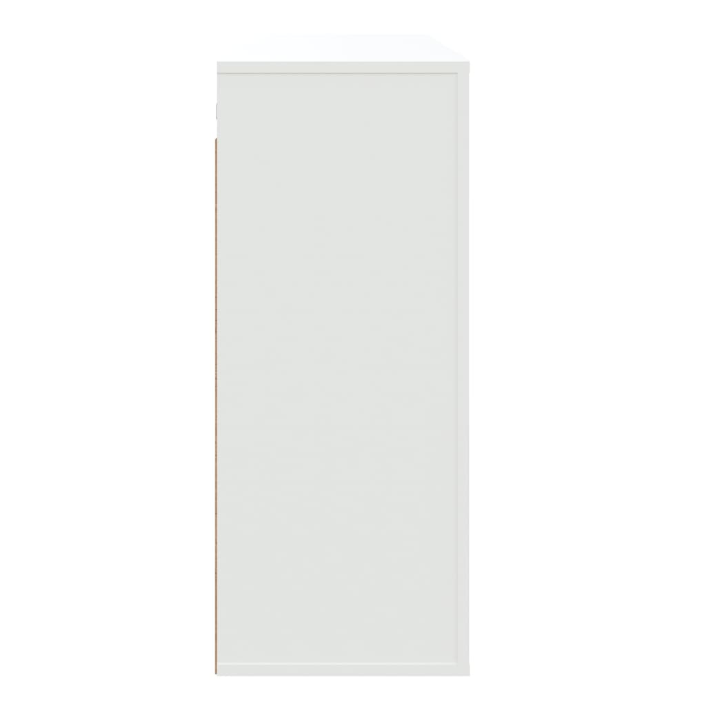Sienas skapītis, balts, 80x33x80cm, apstrādāta koksne