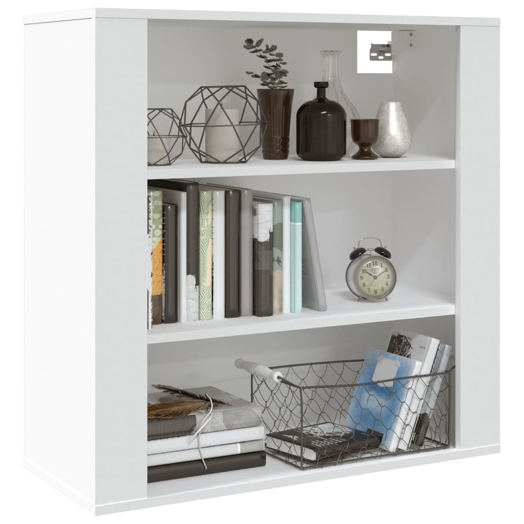 Wall cabinet, white, 80x33x80cm, engineered wood